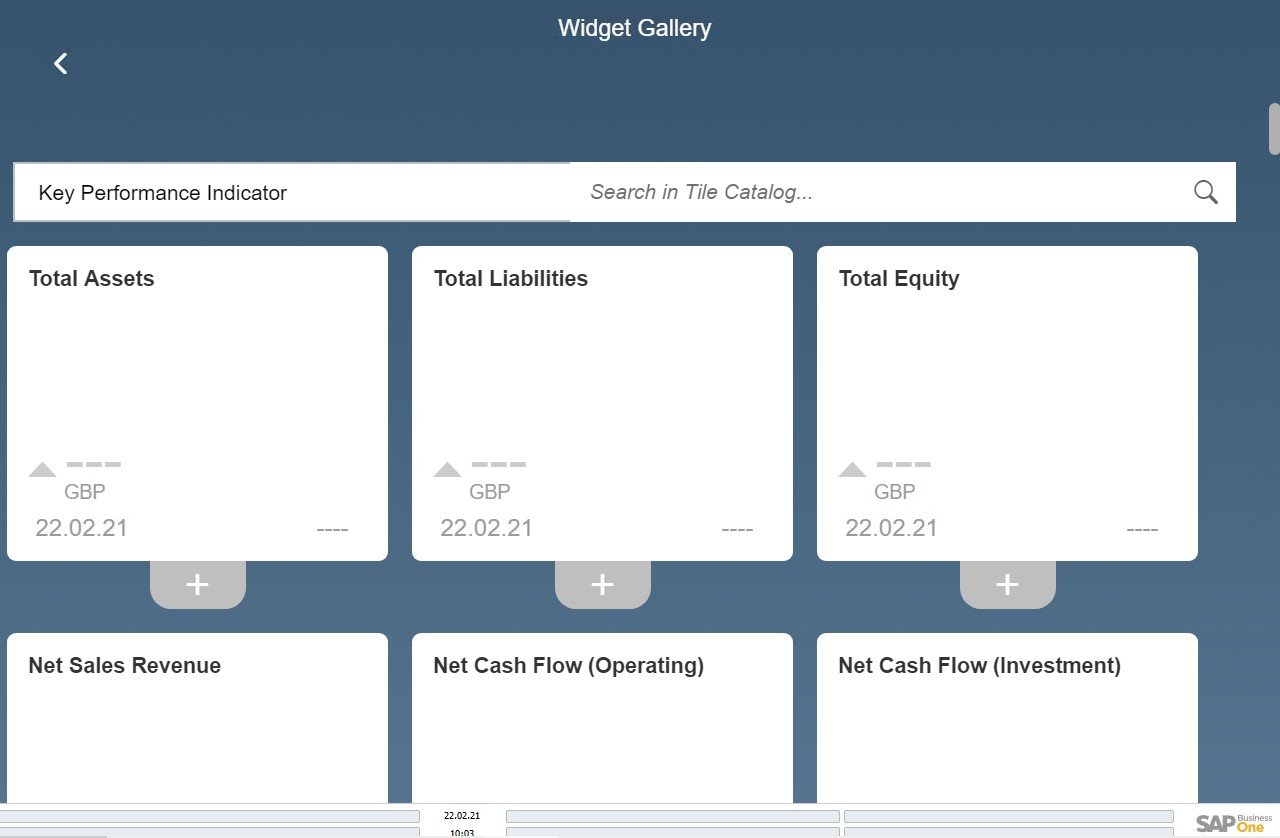 sap business one interface, navigation, customization