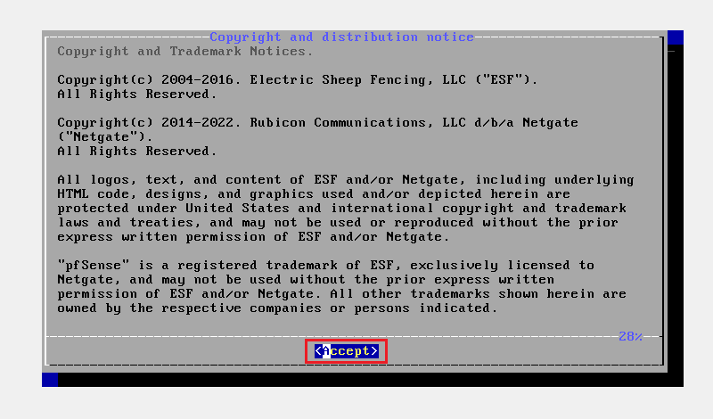 Install pfSense 2.6.0 Firewall