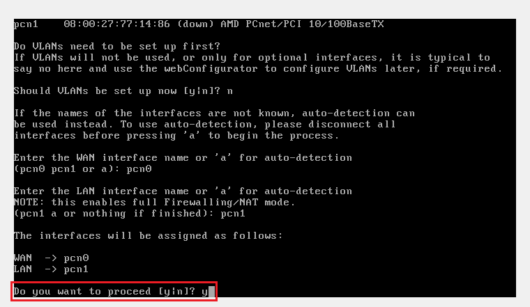 Install pfSense 2.6.0 Firewall