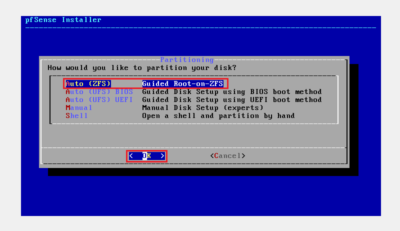 Install pfSense 2.6.0 Firewall